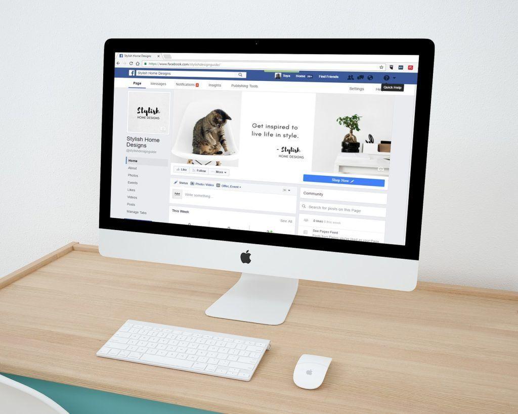 Facebook Marketing, Beispiel einer Facebook Seite